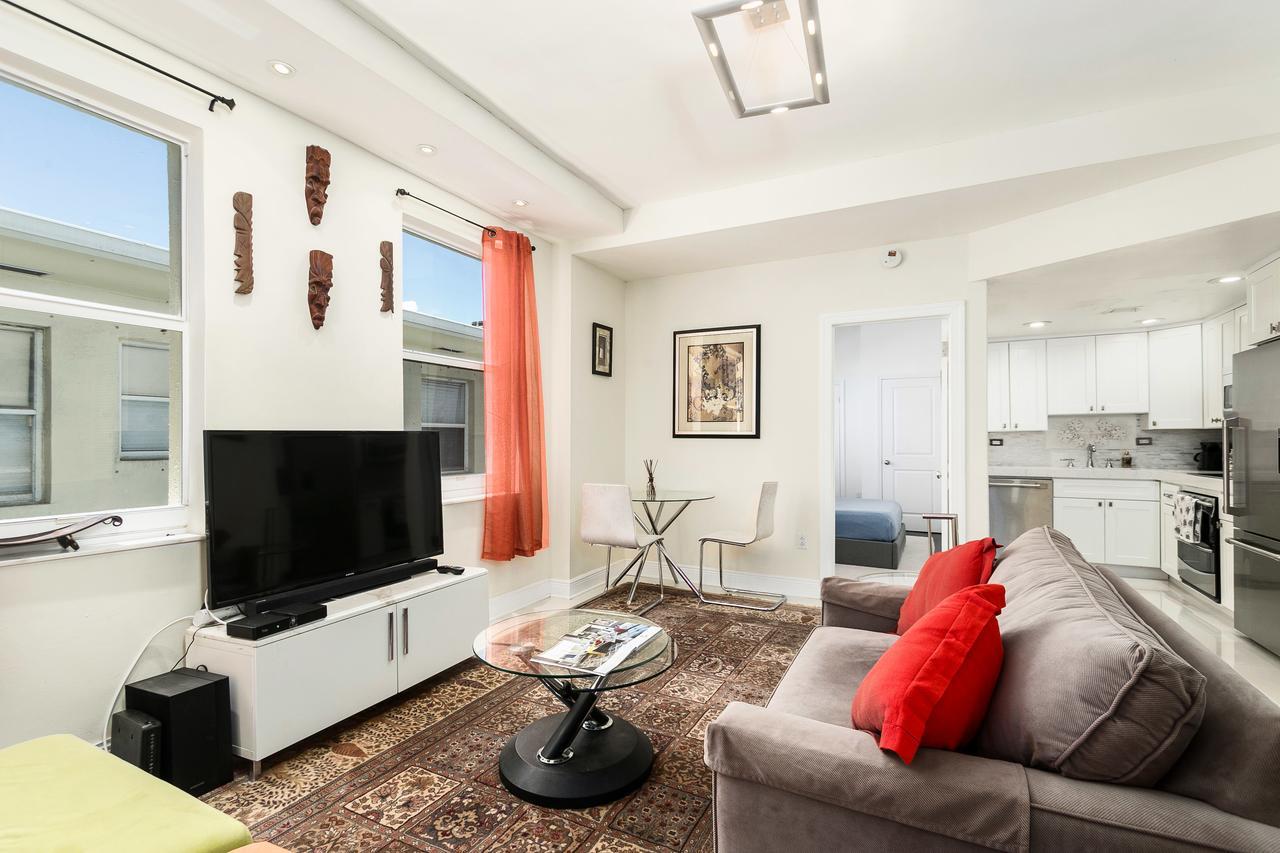 Two Bedroom Two Bath Apartment 2 Block To Beach Miami Beach Luaran gambar