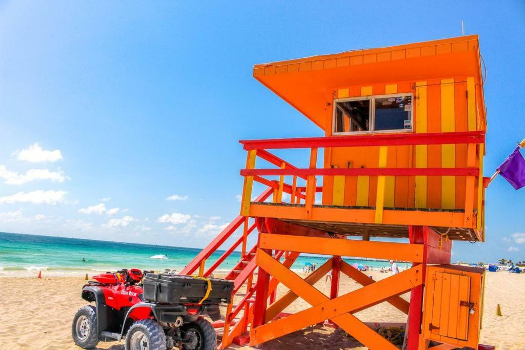 Two Bedroom Two Bath Apartment 2 Block To Beach Miami Beach Luaran gambar